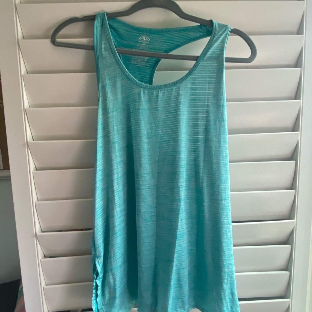 Teal Workout Tank Top